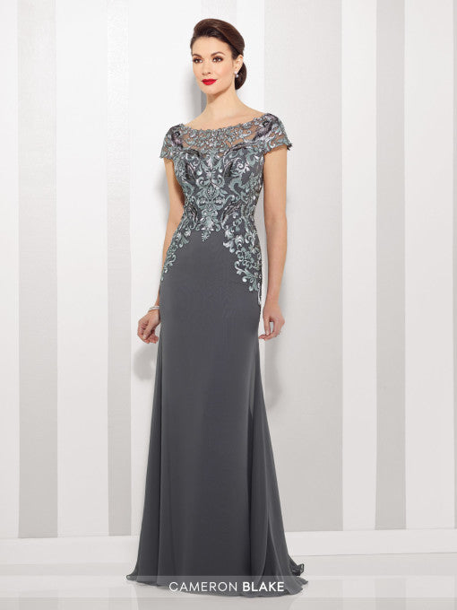 Heather Front View Mother of the Bride Gown