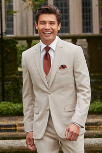 slim fit dress coat Wheat Stretch Slim Fit Suit Coat