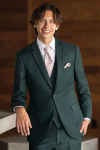 Hunter Green Slim Fit Suit Pant