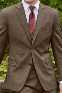 Brown Archer Slim Fit Suit Pant