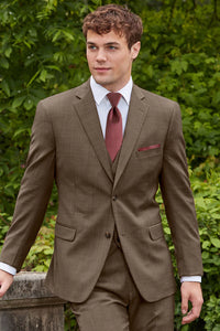 Brown Archer Slim Fit Suit Pant – Petoskey Bridal