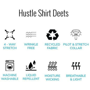 Blue Hustle Slim Fit Shirt
